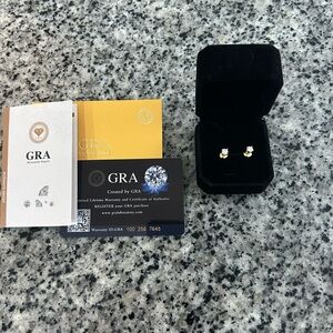 Moissanite 4MM Studs